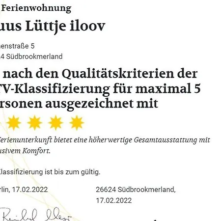 Daire Huus Luettje Iloov *
